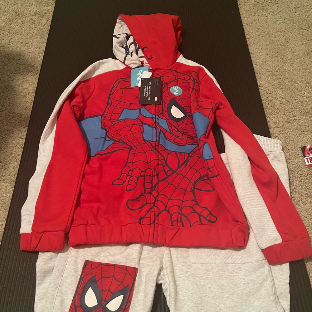 Marvel Spider-Man Kids Set - Red, Blue, and White